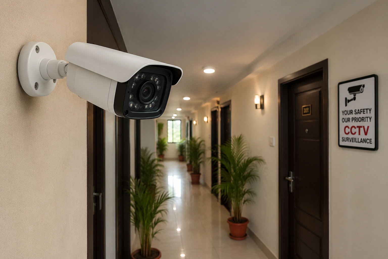 CCTV cameras Girls hostel Noida