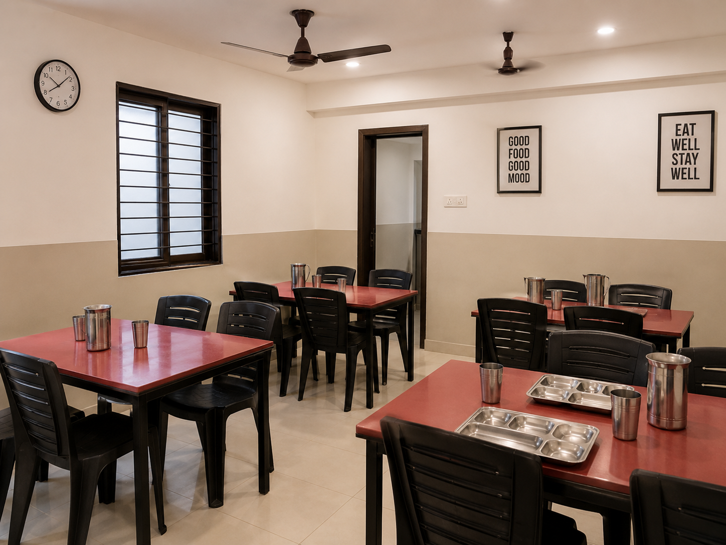 Girls PG dining area near Amity University